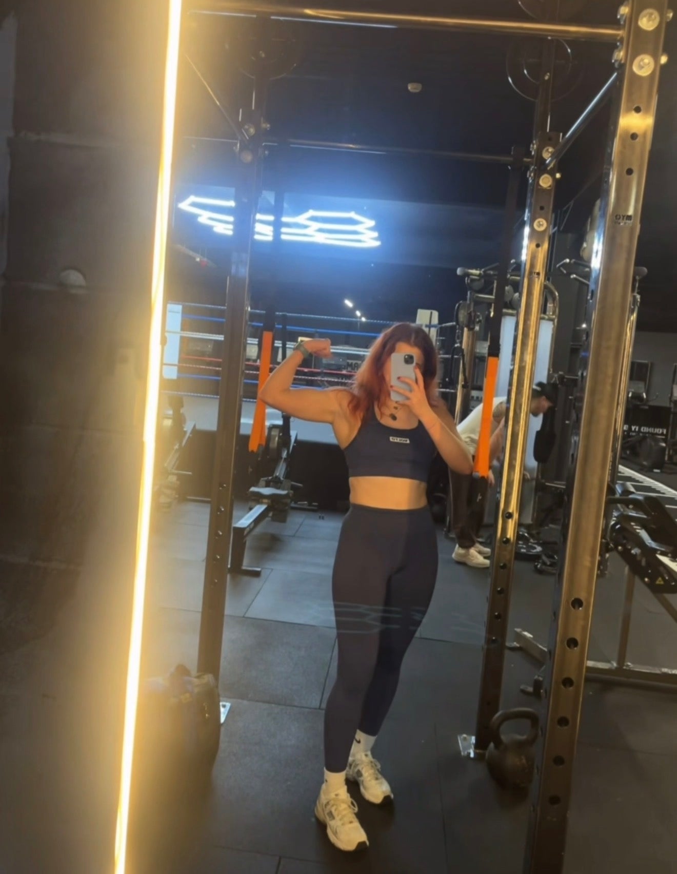Blue Women's Performance Gym Top