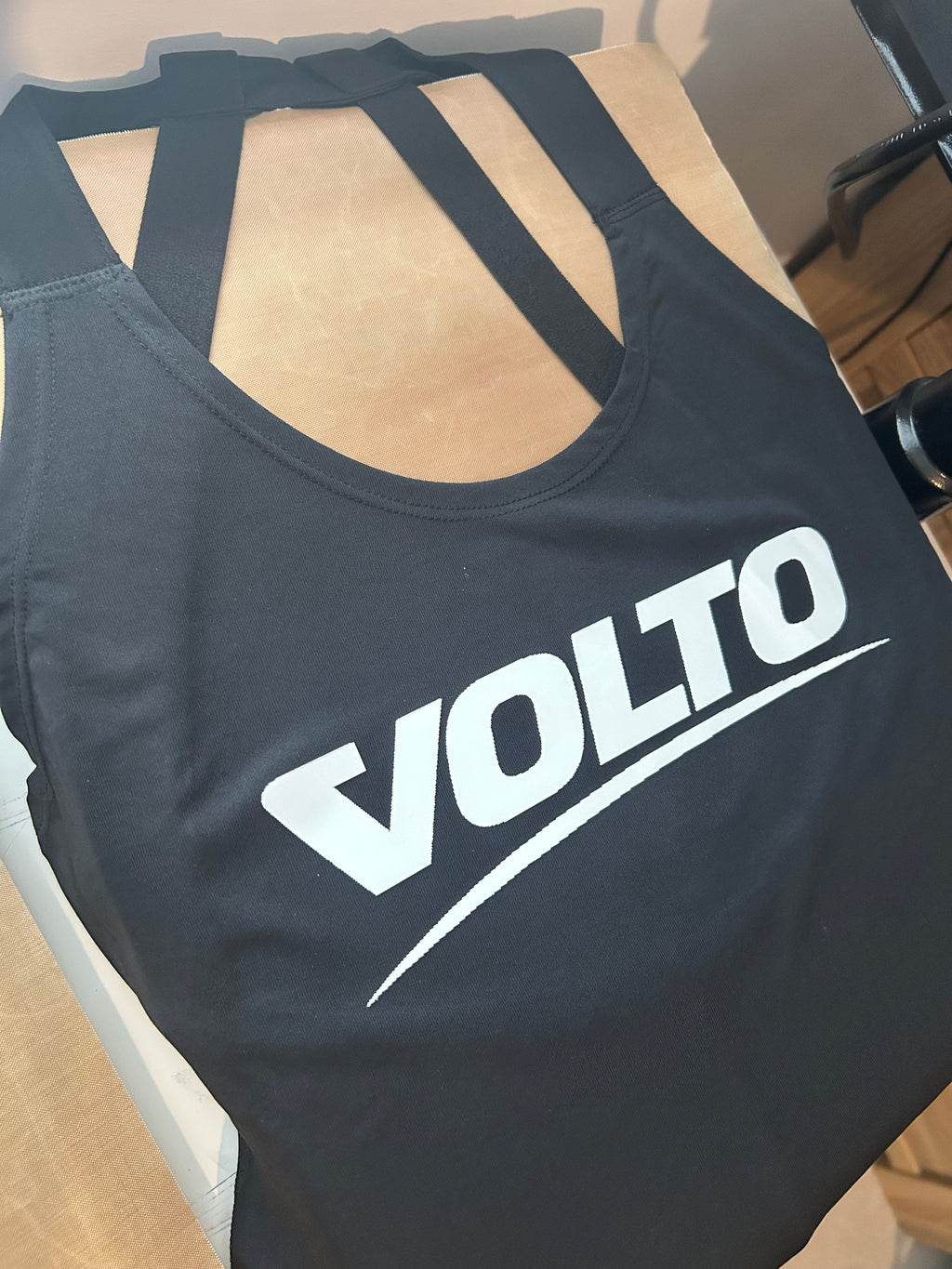 Women’s Black Double Strap Back Vest