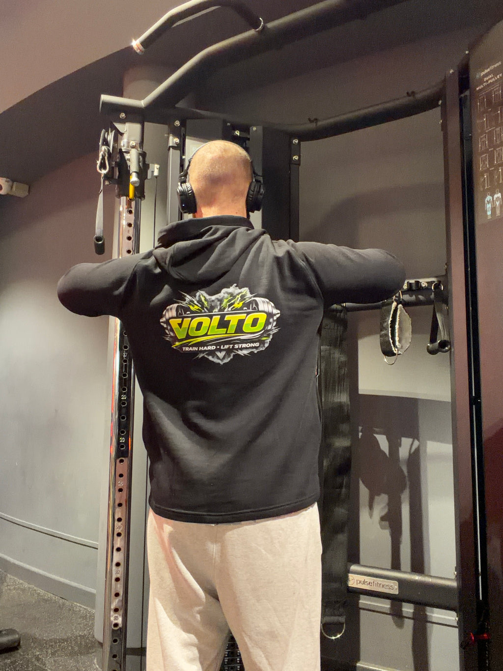 Mens Black Hoodie