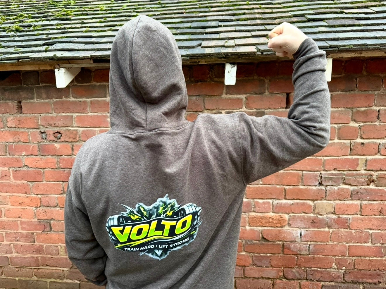 Mens Charcoal Hoodie