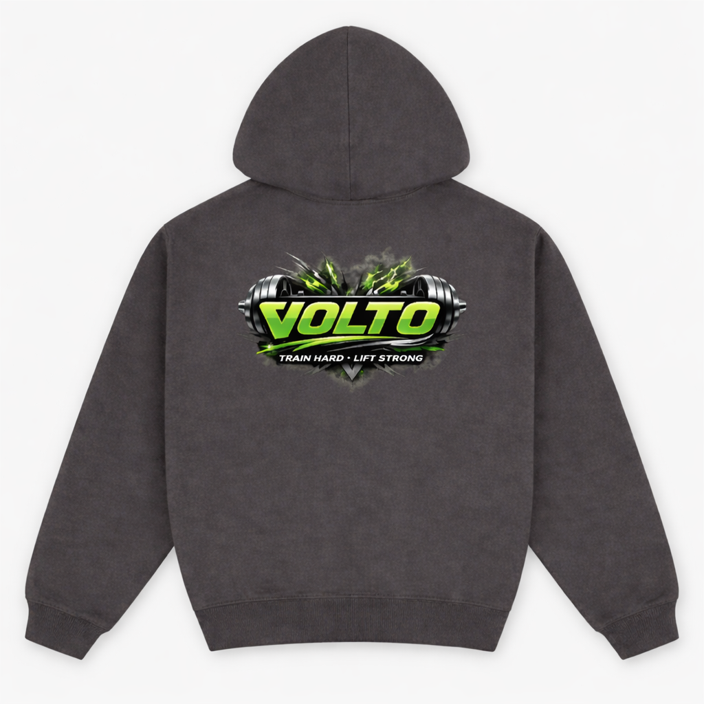 Mens Charcoal Hoodie