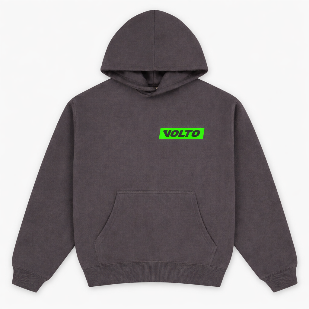 Mens Charcoal Hoodie