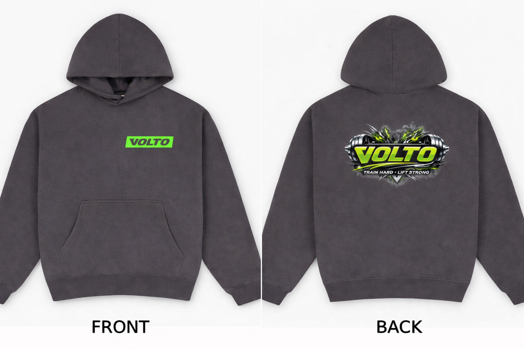 Mens Charcoal Hoodie