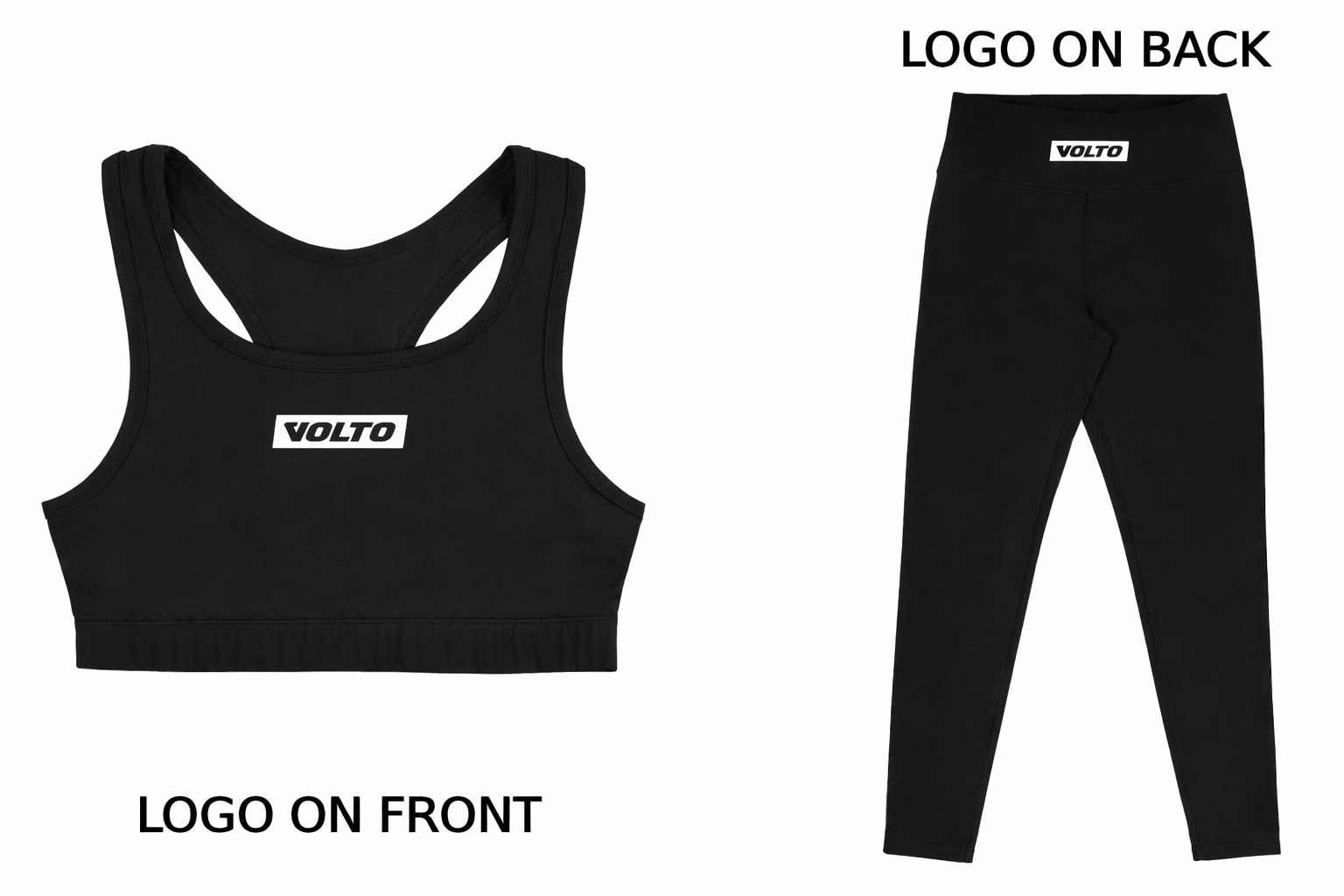 Black Women's Performance Gym Set