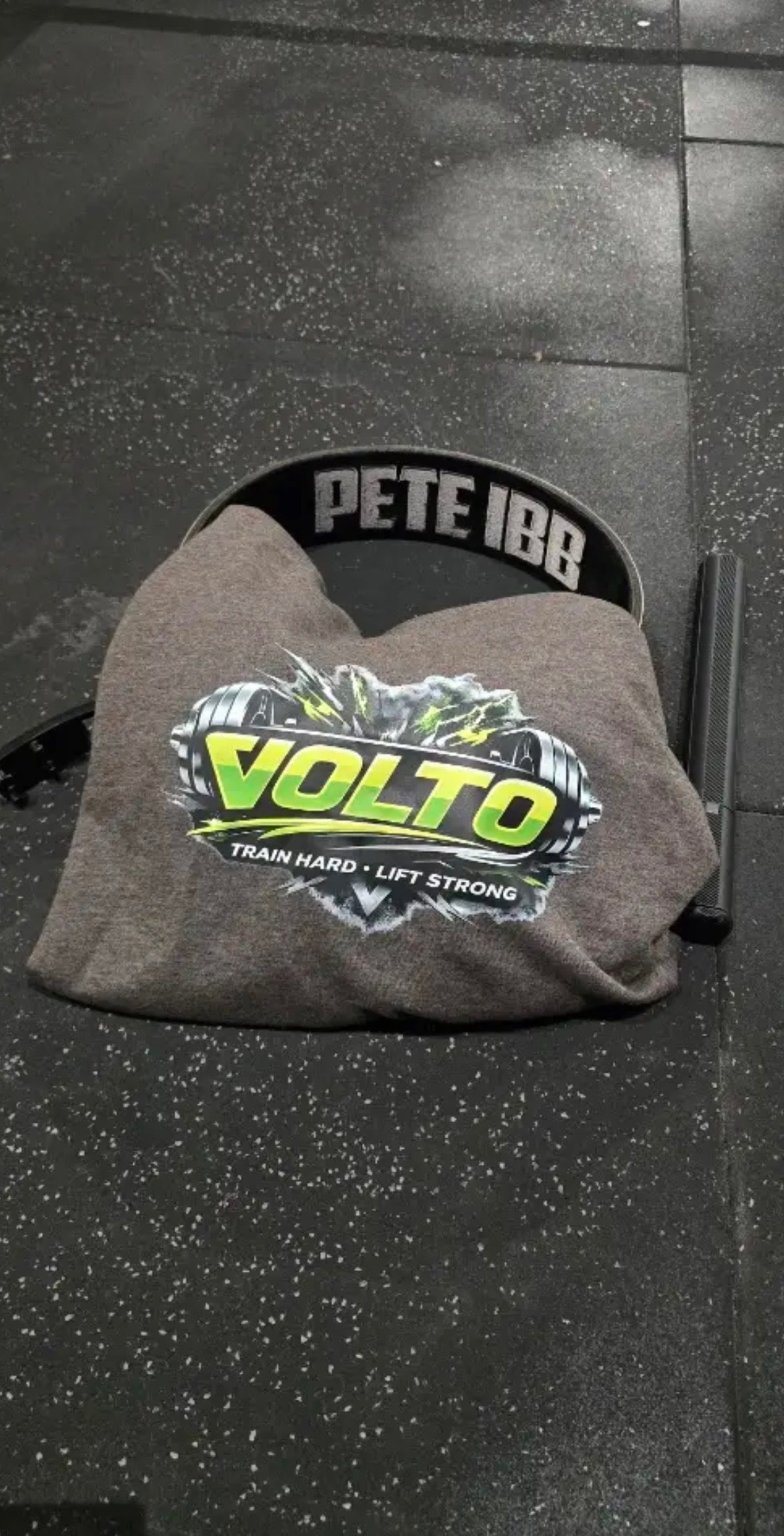 Mens Charcoal Hoodie