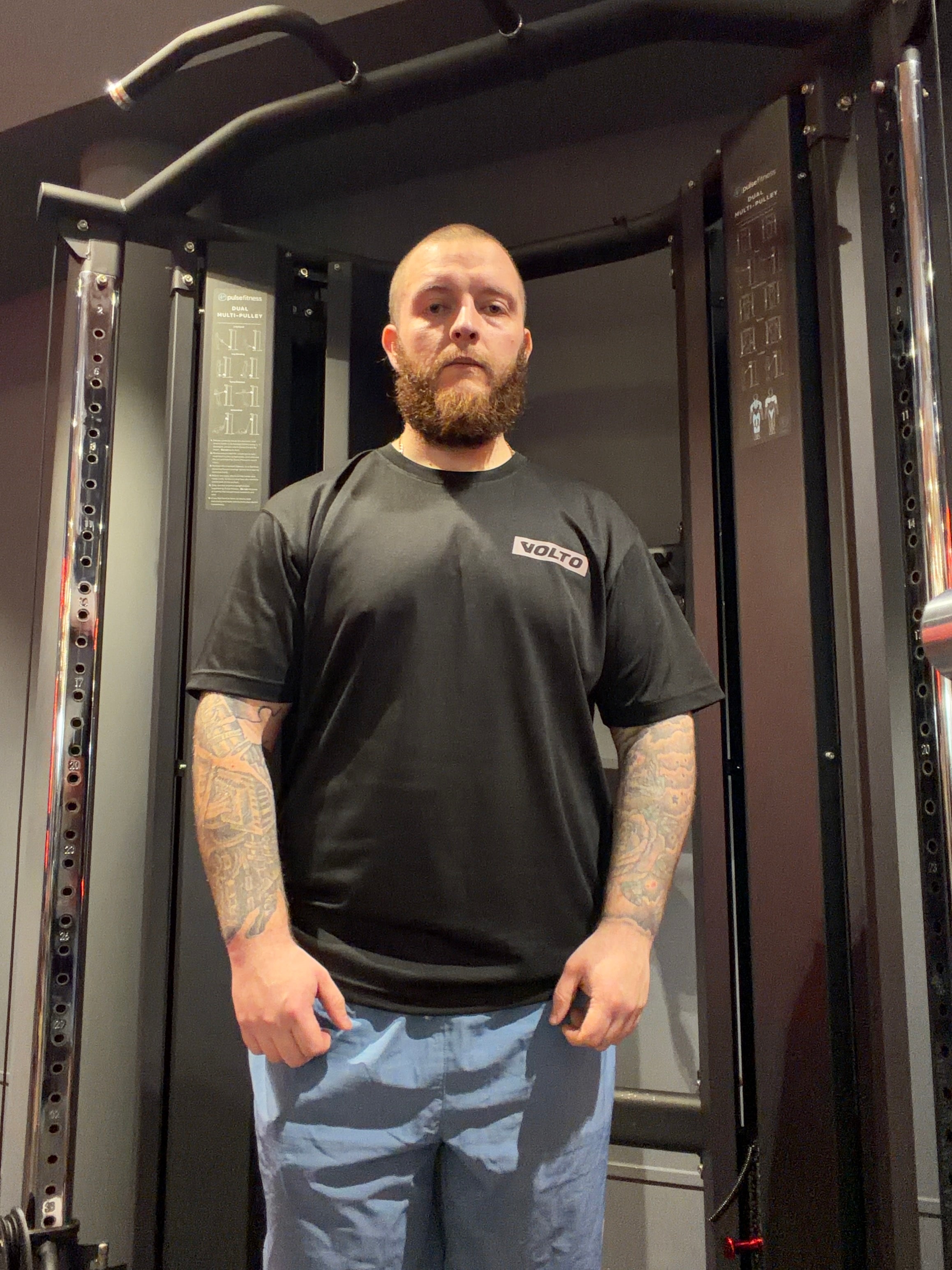 Mens Black Performance T-Shirt