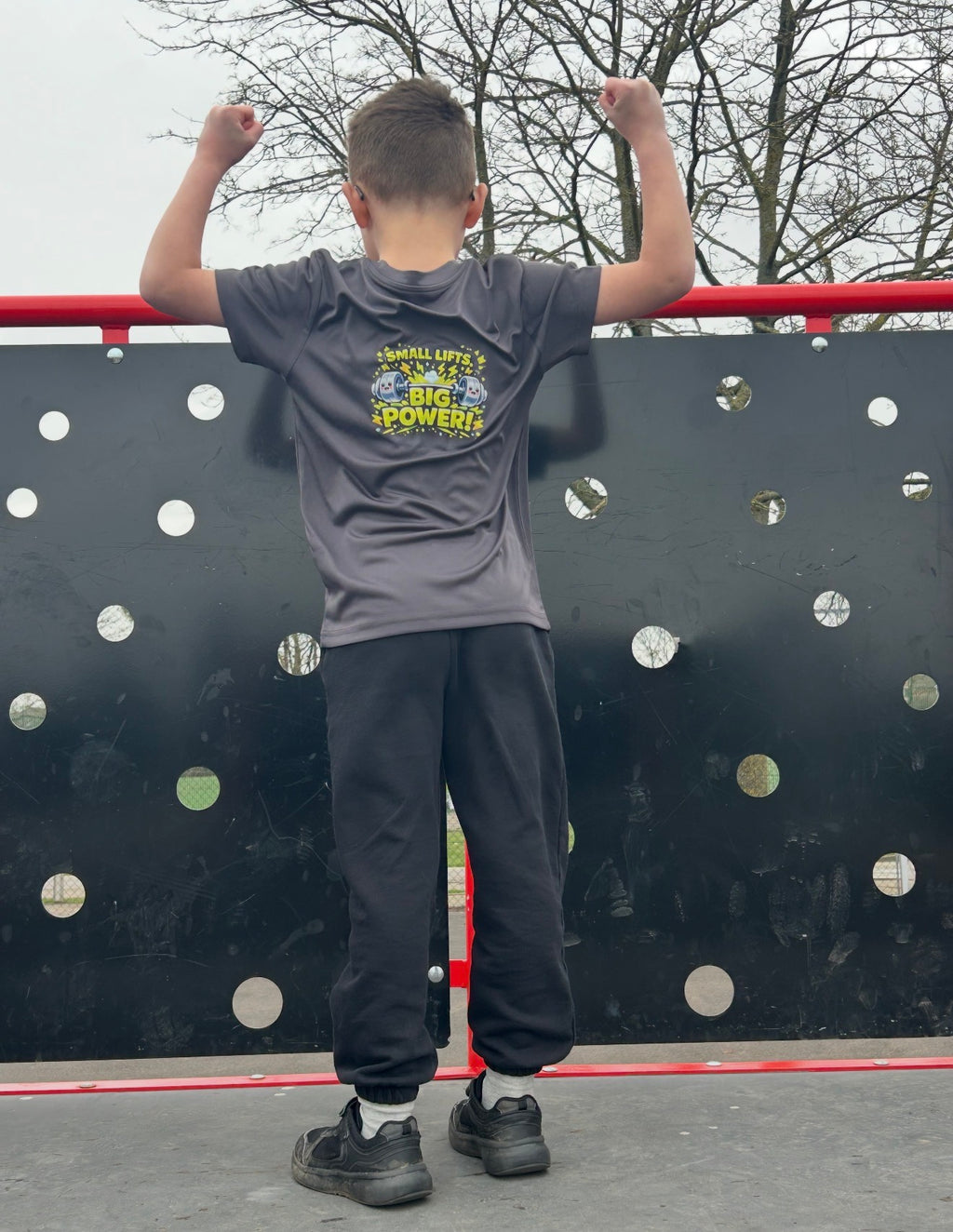 Kids Charcoal Performance T-Shirt