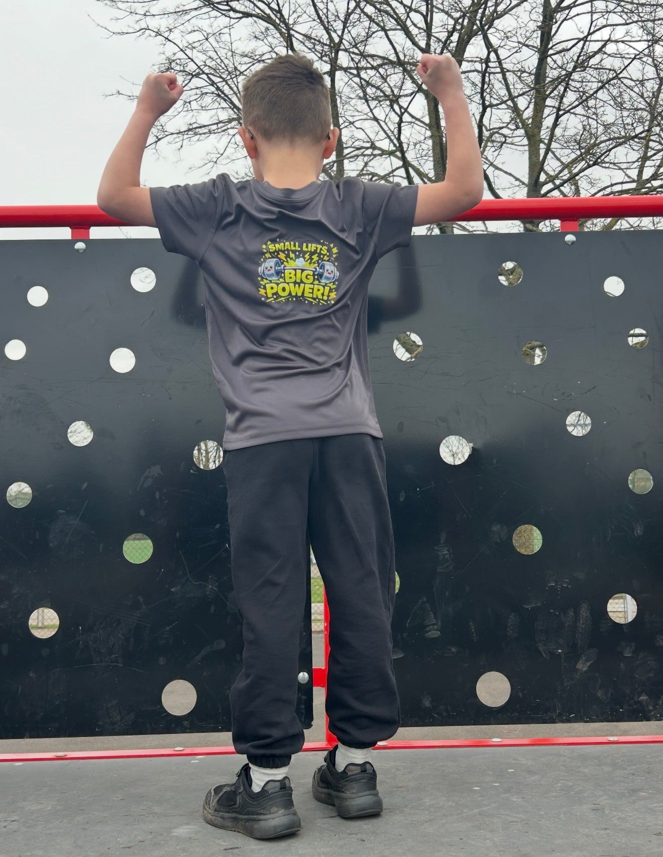 Kids Charcoal Performance T-Shirt