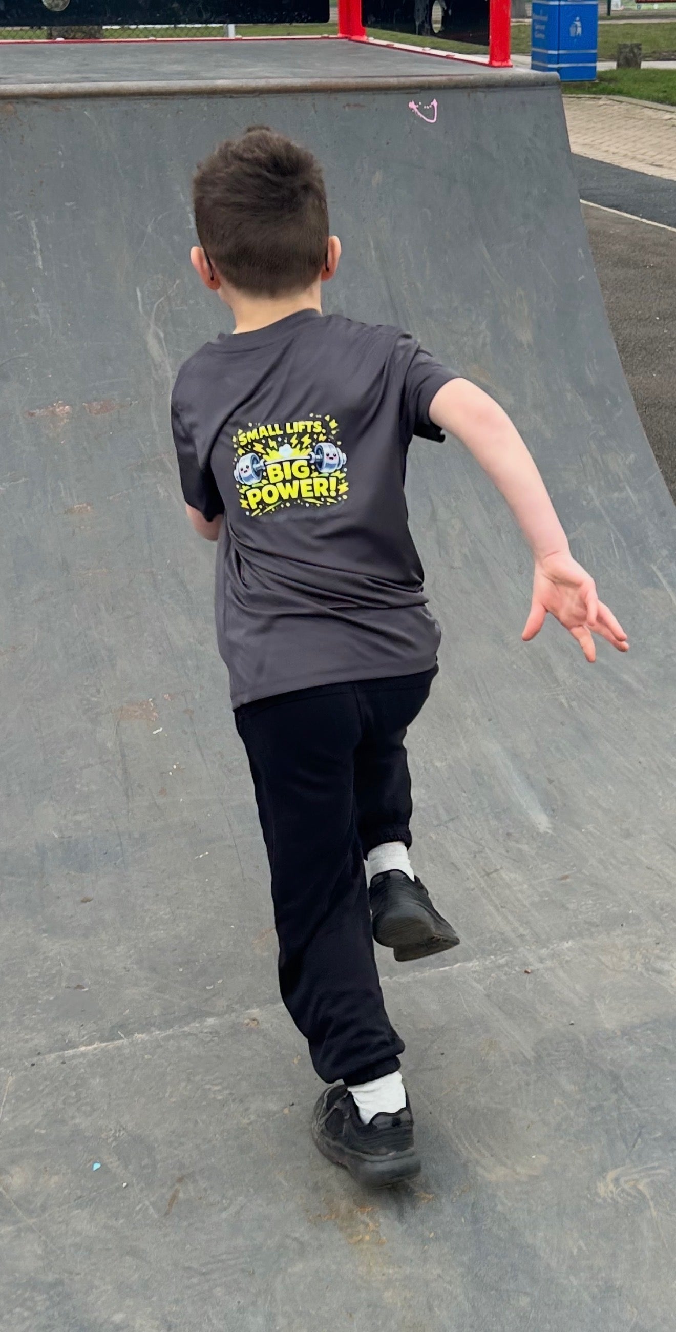 Kids Charcoal Performance T-Shirt