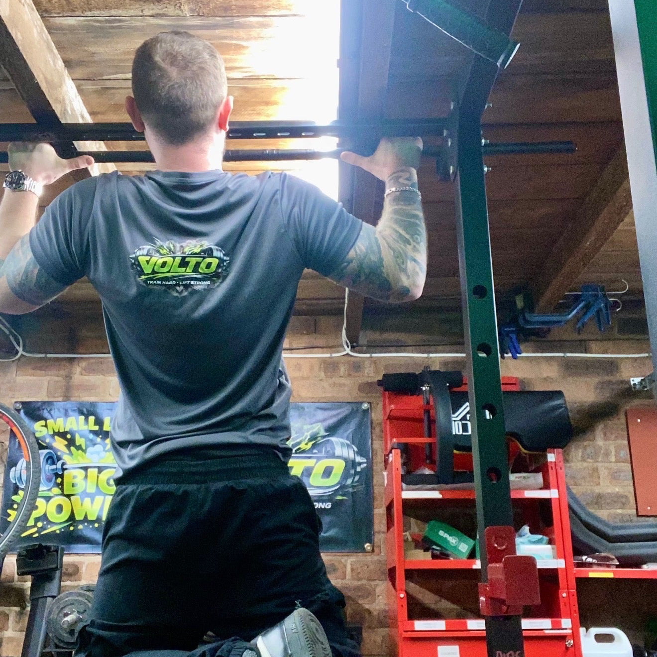 Mens Charcoal Performance T-Shirt