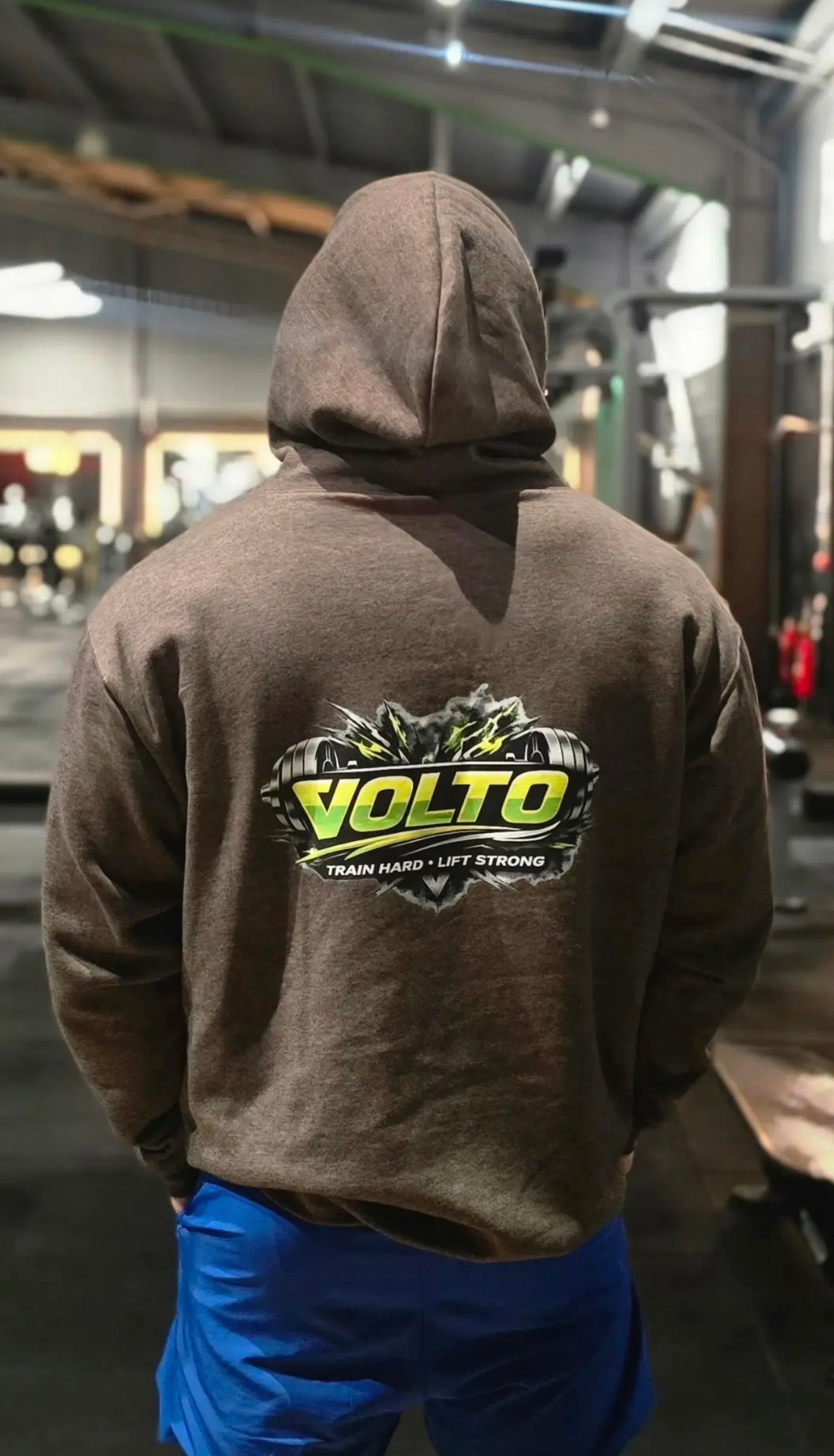 Mens Charcoal Hoodie