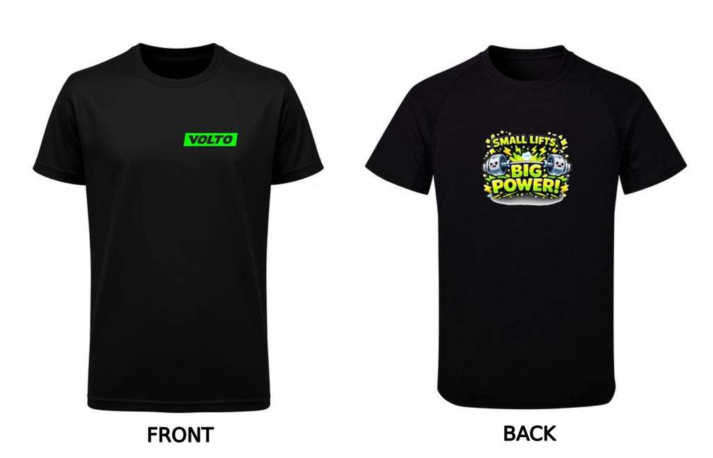 Kids Black Performance T-Shirt