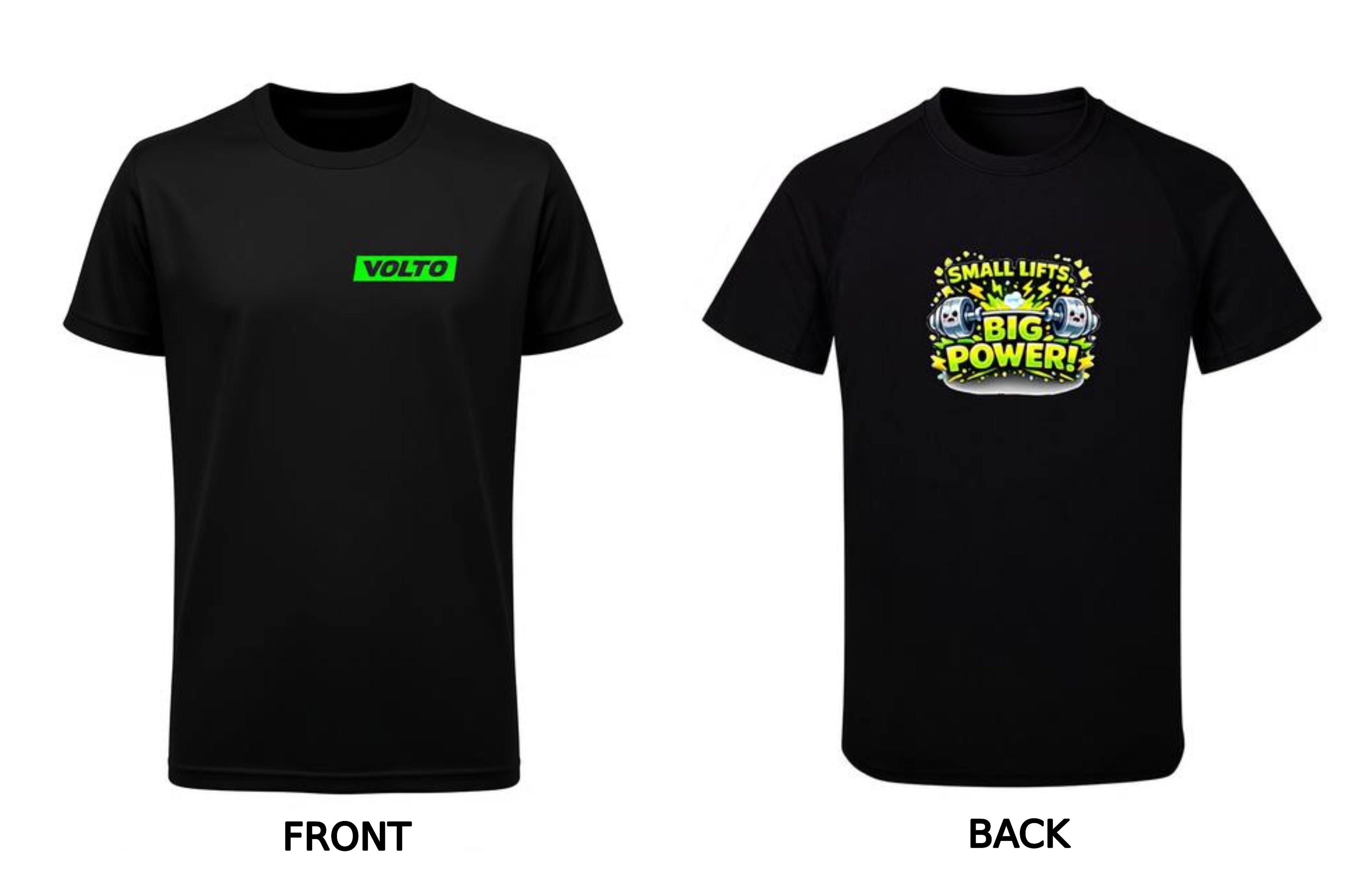 Kids Black Performance T-Shirt