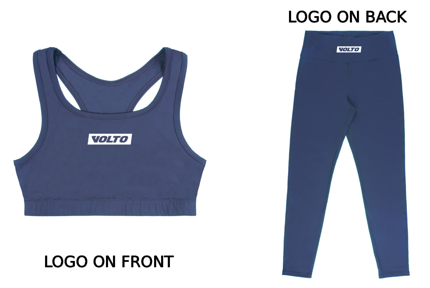Blue Women's Performance Gym Set