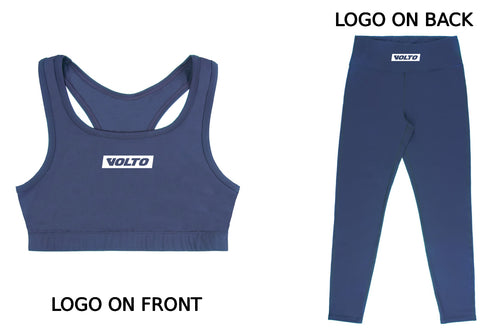 Blue Women's Performance Gym Set