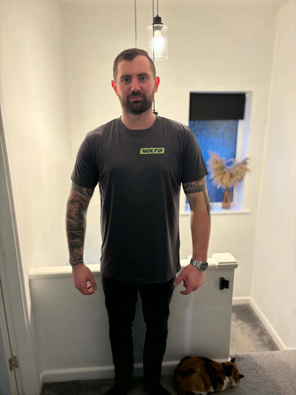 Mens Charcoal Performance T-Shirt