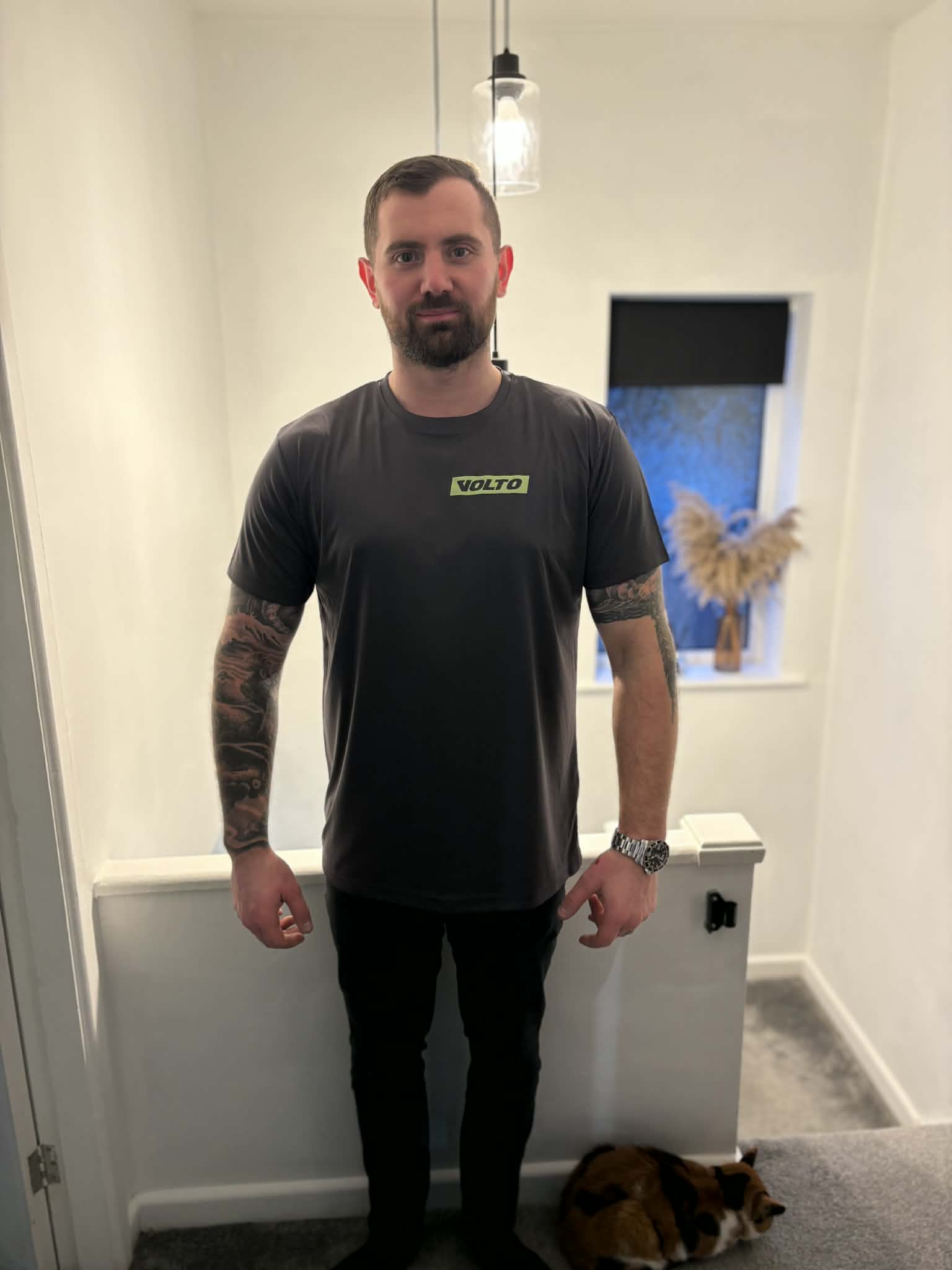 Mens Charcoal Performance T-Shirt